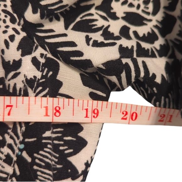 Croft & Barrow | Jacket Blazer | LINEN Blend | Black & White | Zip Up  Size Smal - Picture 16 of 16